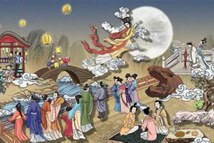 中秋节来源于古代祭拜月亮的礼俗